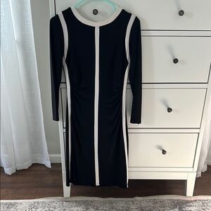 Lauren Ralph Lauren Black Dress with White Accents